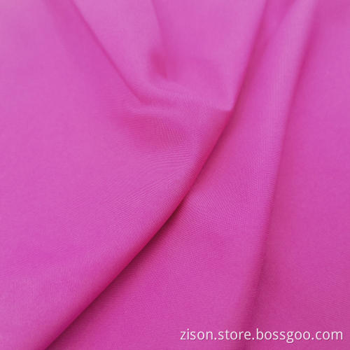 New Rose Red 100% Polyester Pongee Women Fabrics
